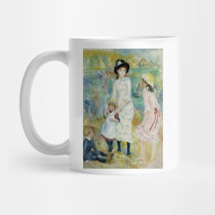 Children on the Seashore, Guernsey by Auguste Renoir Mug